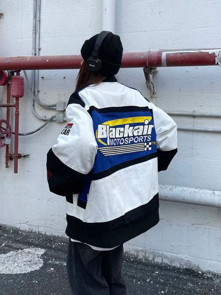 Blackair Motorsport Jacket β Turn Heads with Streetwear Style