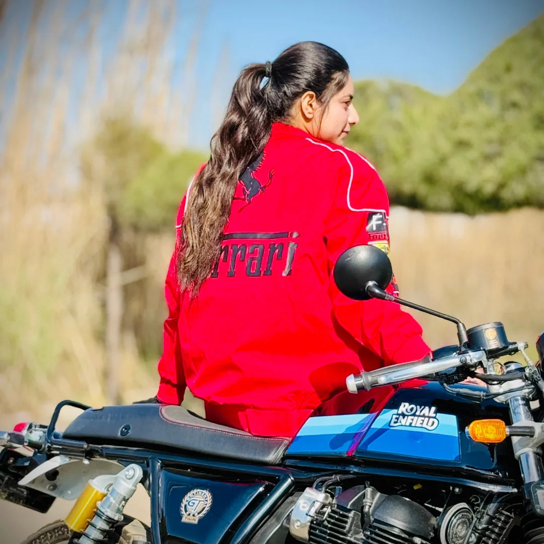 Ferrari F1 Jacket – Heavy-Quality Print & Oversized Fit